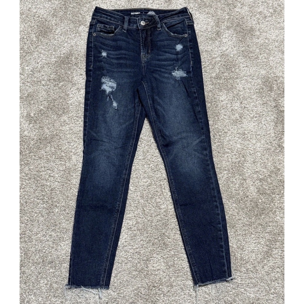Old Navy Extra High Rise Rockstar Super Skinny Women's Size 0 Jean